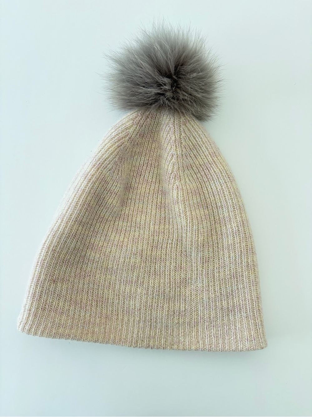 White + Warren Hats & Gloves Collection Luxury Cashmere Pom Pom Beanie OS